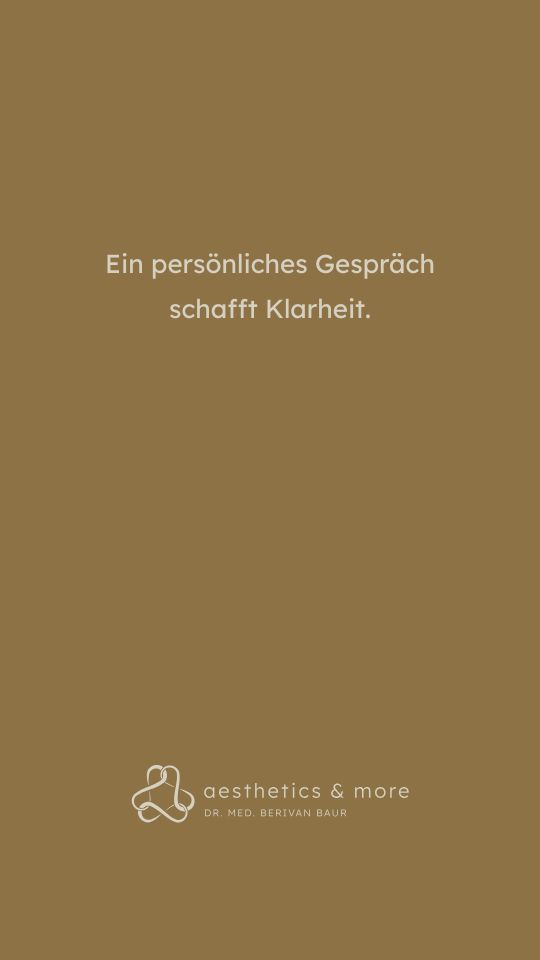 Ein persönliches Gespräch kann Klarheit schaffen