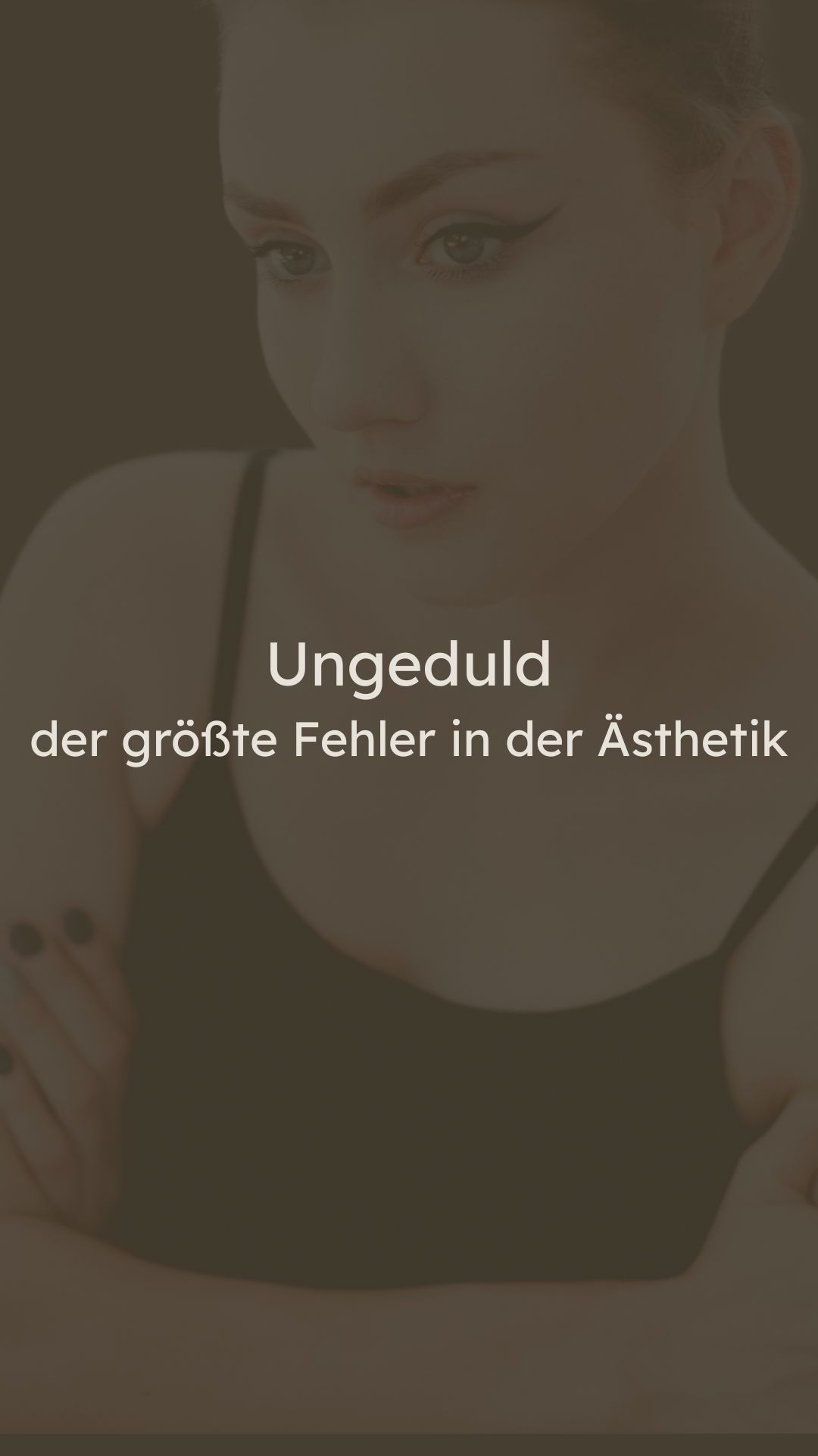 Ungeduld in der Ästhetik